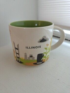 Starbucks ILLINOIS  "You Are Here" Mug NWT